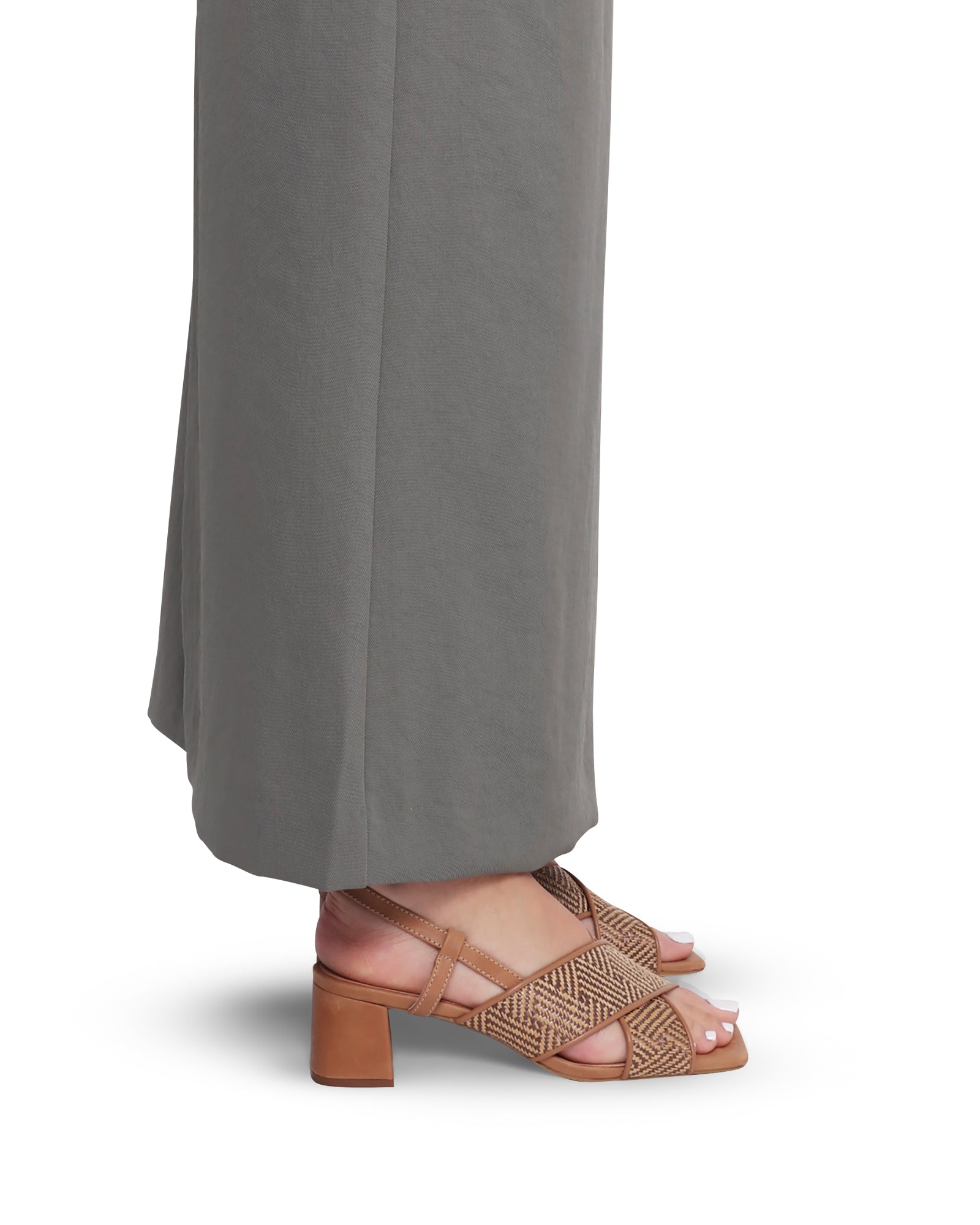 April Tan 5cm Short Heel