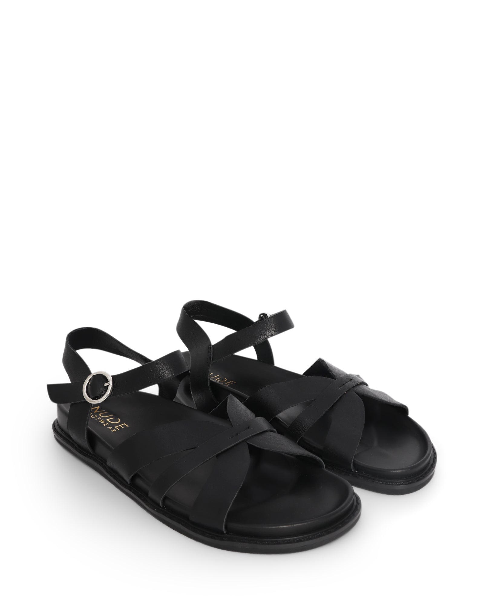 Talia Black 1cm Sandal