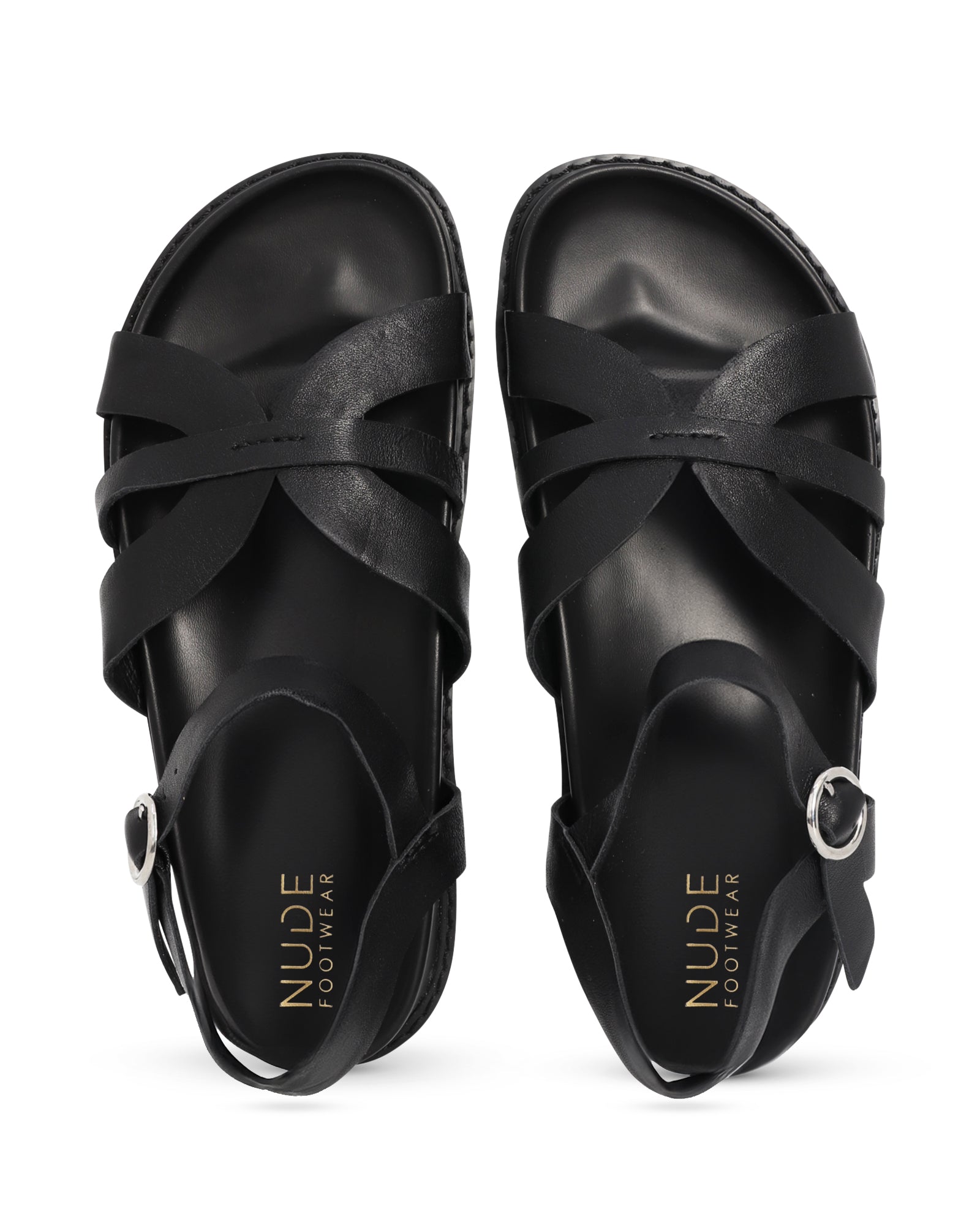 Talia Black 1cm Sandal