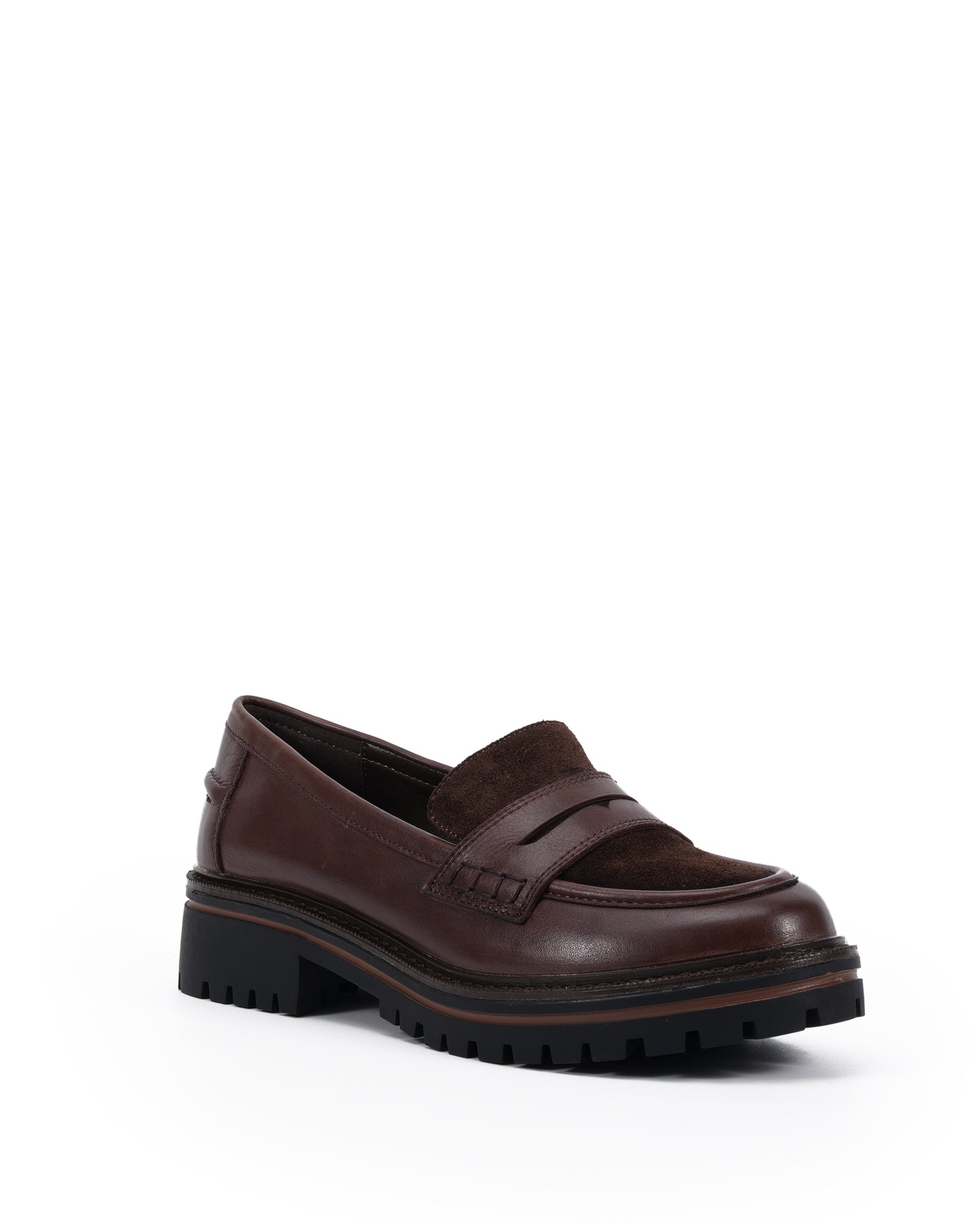 Quinnie Chocolate Suede