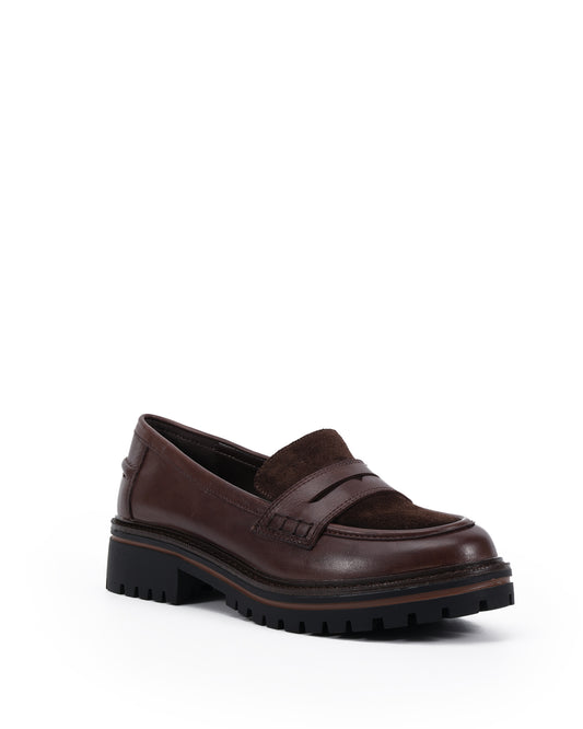 Quinnie Chocolate Suede