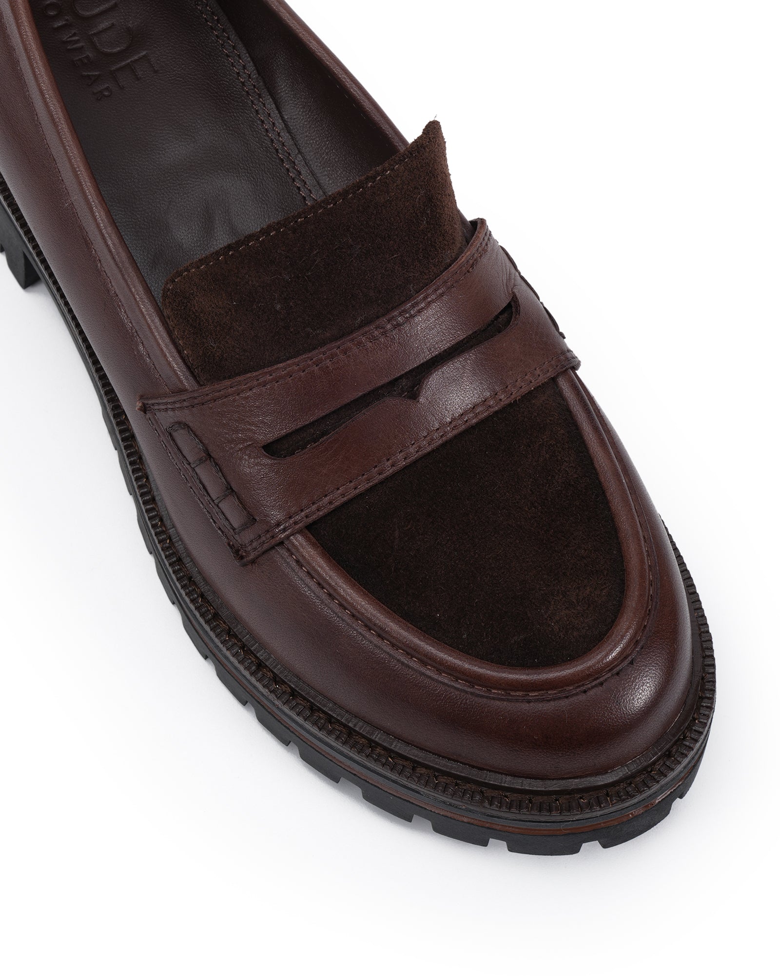 Quinnie Chocolate Suede