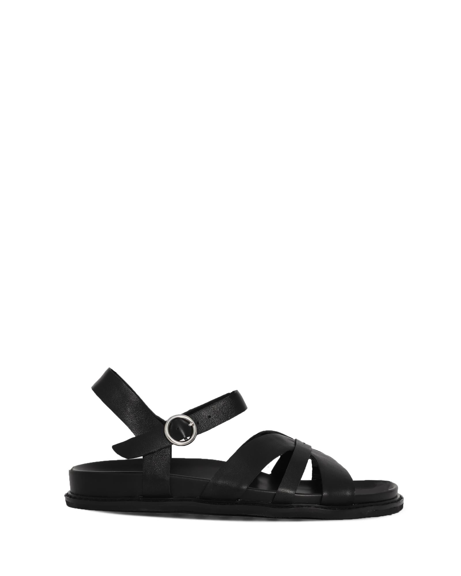 Talia Black 1cm Sandal