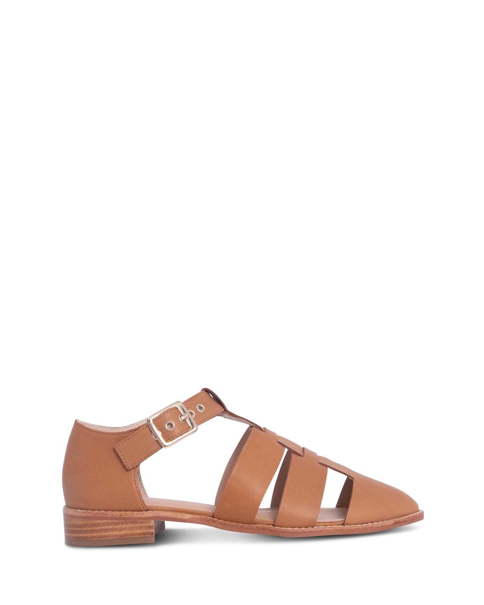 Cecilia Tan 2.5cm Sandal with Almond Toe and Adjustable Ankle Strap