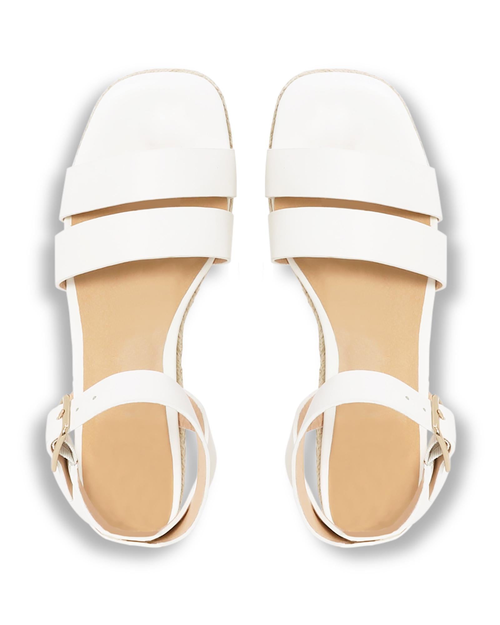 Jacinda Warm White 2cm Sandal