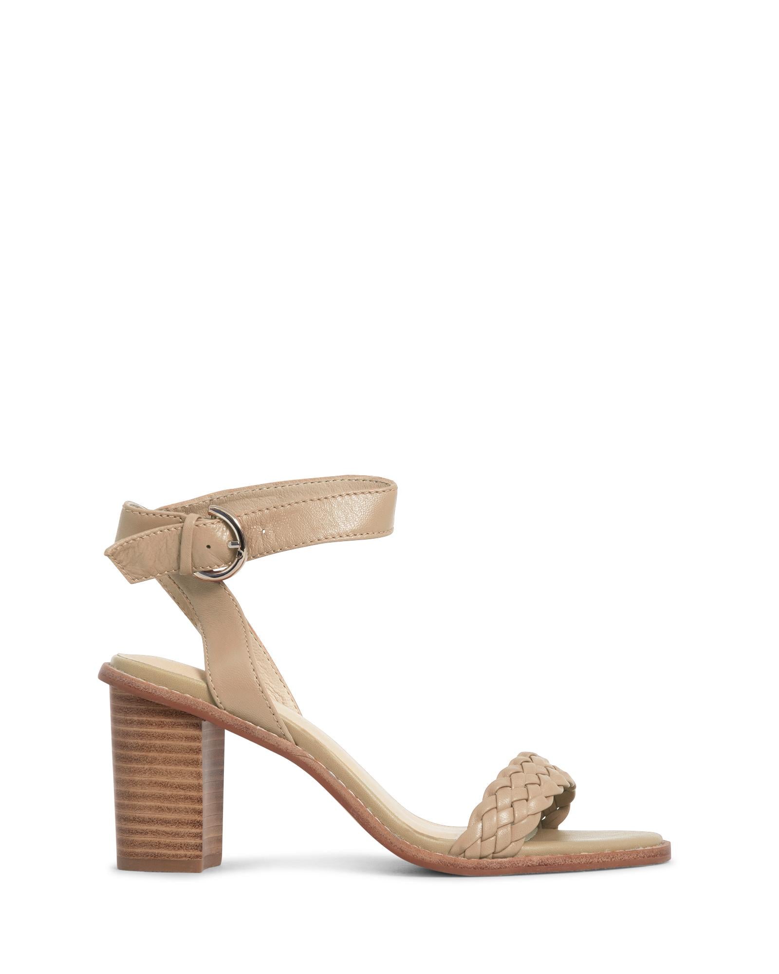 Makena Natural 7.5cm Heel with Plait Strap